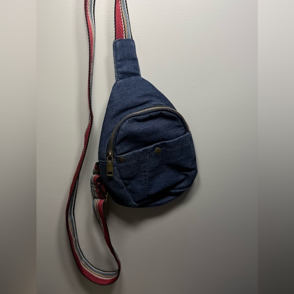Stylish Denim Crossbody Bag